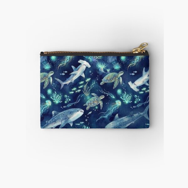 Item preview,   Monochrome blue watercolour shark designed and sold by Differenceee.