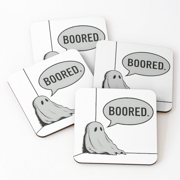 Item preview, Bored Ghost - Halloween designed and sold by NightTimeJ.