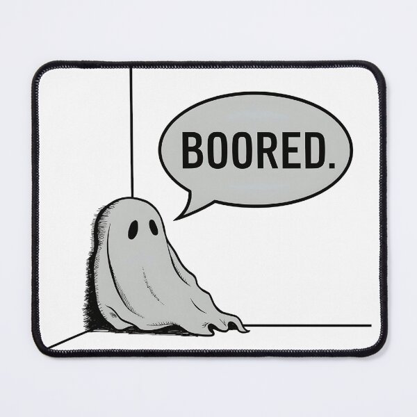 Item preview, Bored Ghost - Halloween designed and sold by NightTimeJ.