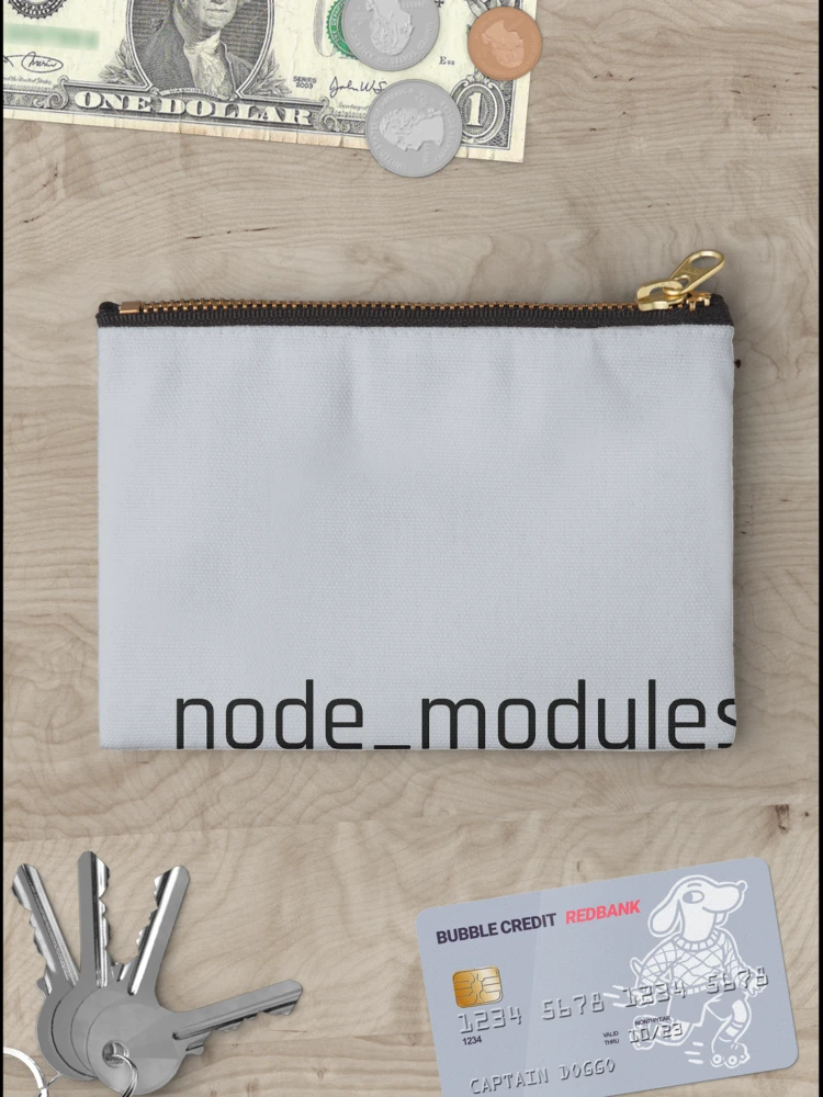 Thumbnail 3 of 4, Zipper Pouch, node_modules designed and sold by 0bject.