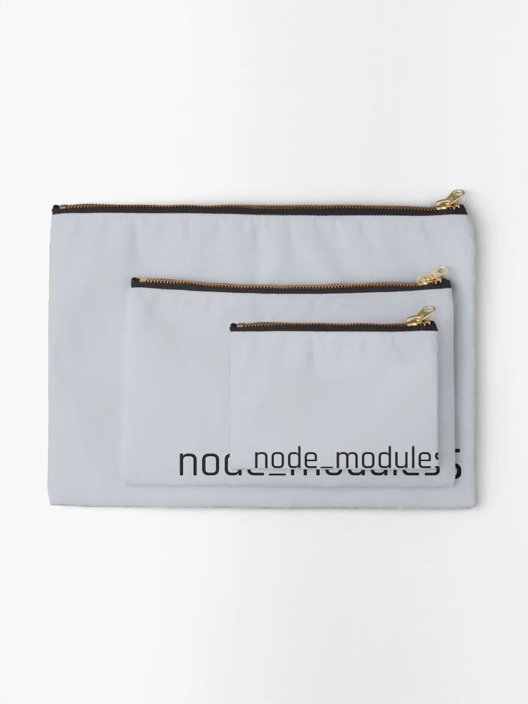 Thumbnail 2 of 4, Zipper Pouch, node_modules designed and sold by 0bject.