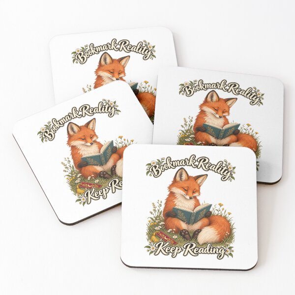 Item preview, Bookmark Reality Keep Reading – Bookish Fox designed and sold by WatchfulDesigns.