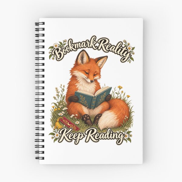 Item preview, Bookmark Reality Keep Reading – Bookish Fox designed and sold by WatchfulDesigns.