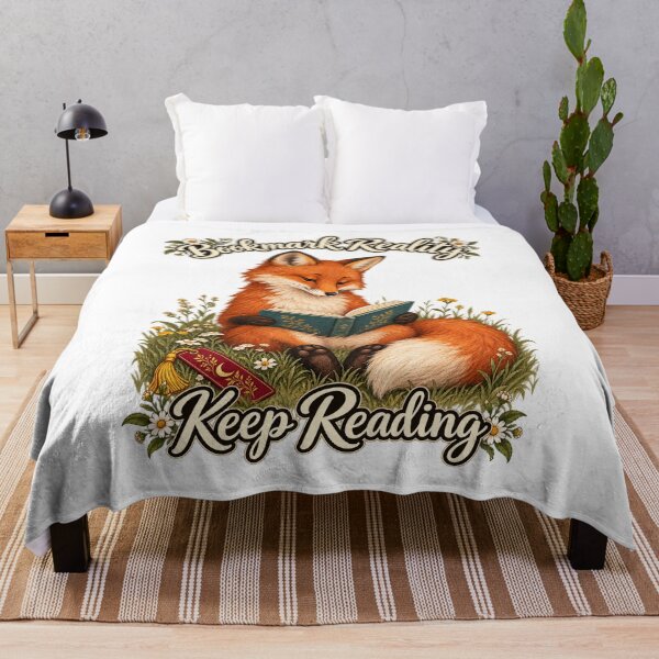 Artikelvorschau, Bookmark Reality Weiterlesen – Bookish Fox entworfen und verkauft von WatchfulDesigns.