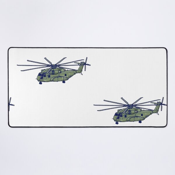 Item preview, Heavy Lift Military Helicopter Olive Green Side View Aviation Pilot Gift designed and sold by IRON WINGS /USAF.