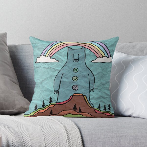 Bear Spirit Throw Pillow