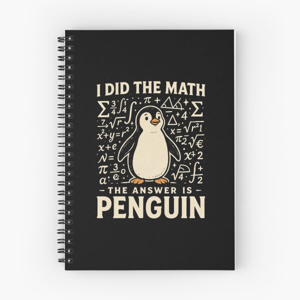 Item preview, I Did The Math The Answer Is Penguin Funny Math Lover Tee designed and sold by Dabbing Turtle Designs.
