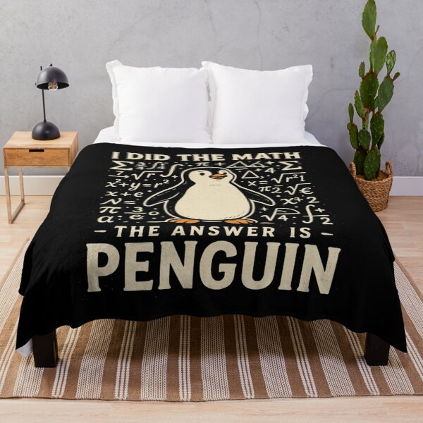 Item preview, I Did The Math The Answer Is Penguin Funny Math Lover Tee designed and sold by Dabbing Turtle Designs.