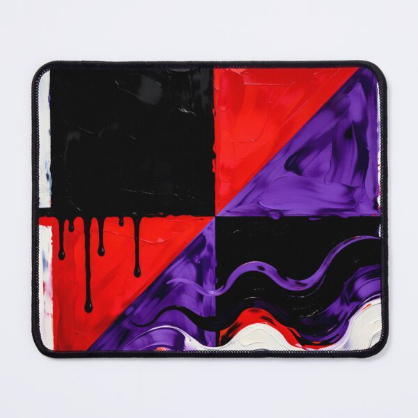 Item preview, turbulent quadrants colorful geometric abstract design designed and sold by SmashingDeals.