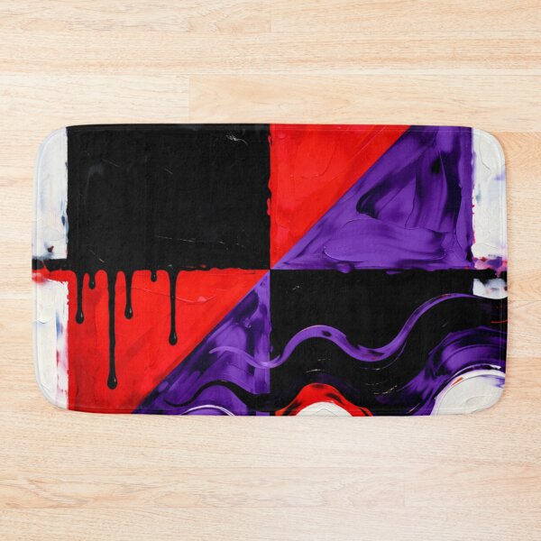 Item preview, turbulent quadrants colorful geometric abstract design designed and sold by SmashingDeals.