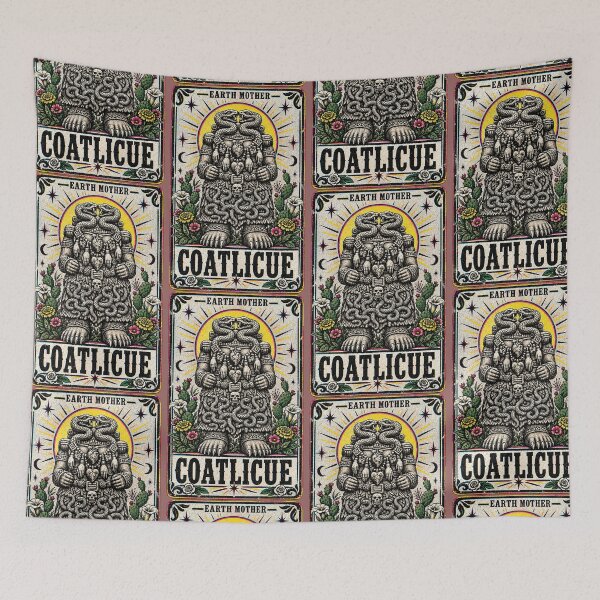 Item preview, Coatlicue Aztec Earth Mother designed and sold by El Brown Mercado.