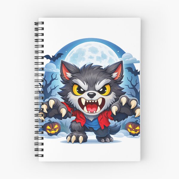 Item preview, Children's Cartoon Halloween Werewolf Full Moon Design designed and sold by DesignsByLitz.