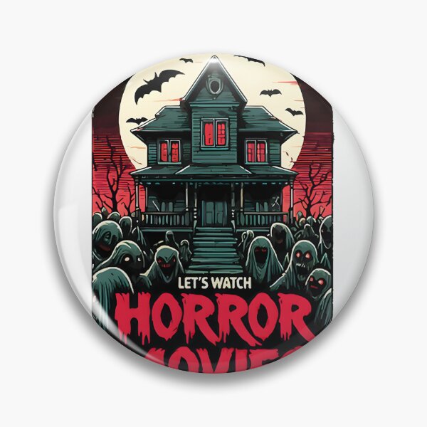 Item preview, Let's Watch Horror Movies Together at the Haunted House Design designed and sold by shkoko.