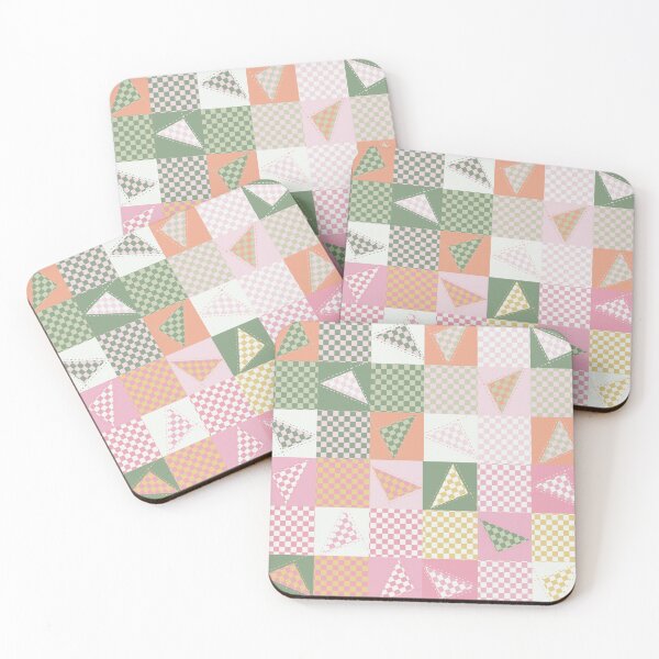 Item preview, Patchwork Quilt Happy Butterfly Triangles. designed and sold by SalsySafrano.