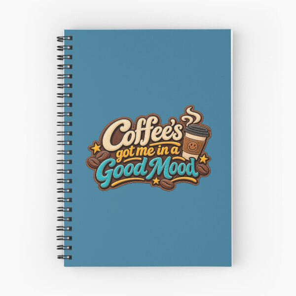 Item preview, Coffee's got me in a good mood (Leather Patch design)  designed and sold by TheFatherOfArt.