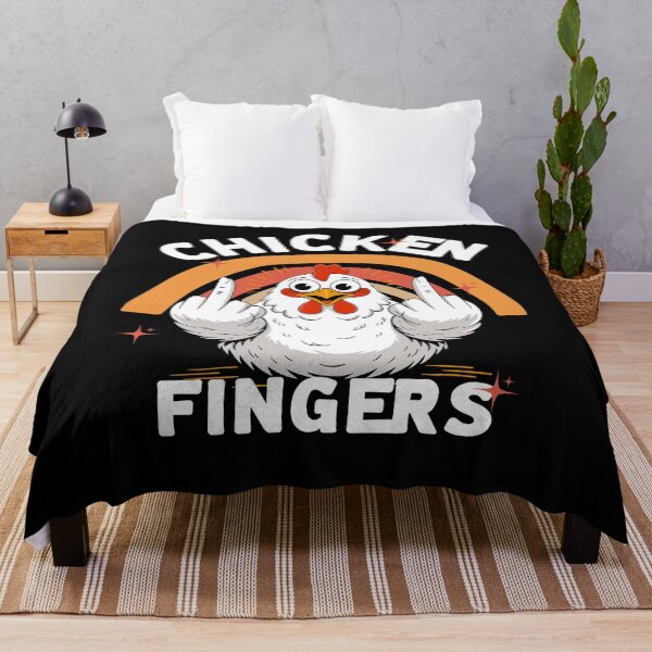 Item preview, Funny Chicken Fingers Middle Finger Farm Humor designed and sold by Chelsealuv Krigbaum.