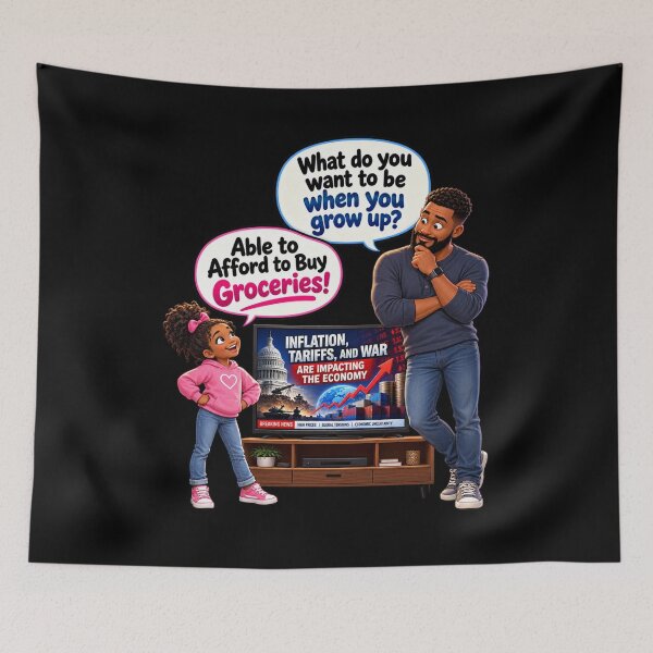 Item preview, ABLE TO AFFORD TO BUY GROCERIES! designed and sold by signshirtz.