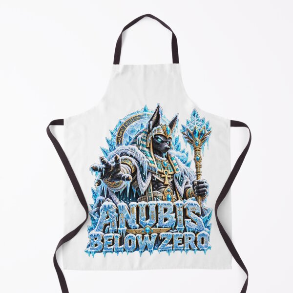Item preview, Anubis Below Zero Egyptian Winter Mascot Design designed and sold by RAX Mirth Studio.