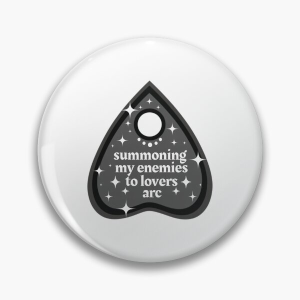 Item preview, summoning my enemies to lovers arc planchette ⋆˙⟡ designed and sold by BookishCharmCo.