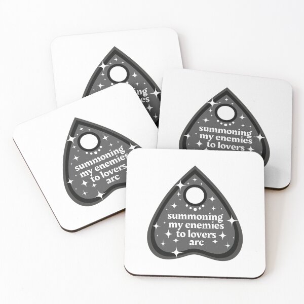 Item preview, summoning my enemies to lovers arc planchette ⋆˙⟡ designed and sold by BookishCharmCo.