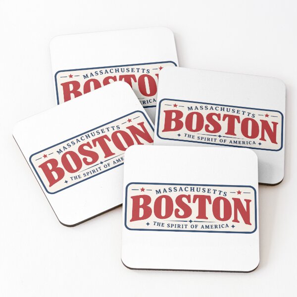 Item preview, Boston Massachusetts Vintage Retro Typography Travel Souvenir Design designed and sold by FemmePod.
