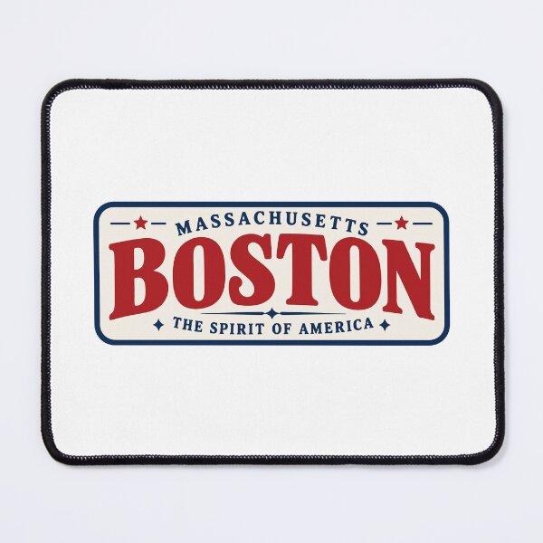 Item preview, Boston Massachusetts Vintage Retro Typography Travel Souvenir Design designed and sold by FemmePod.