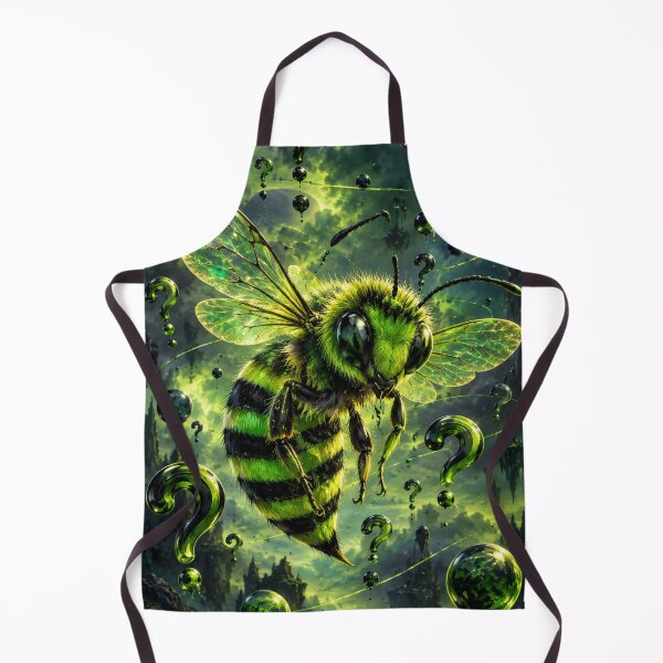 Item preview, A surreal and unsettling green bee designed and sold by Axokris.