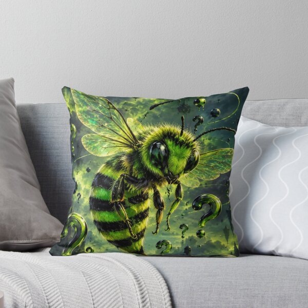 Item preview, A surreal and unsettling green bee designed and sold by Axokris.