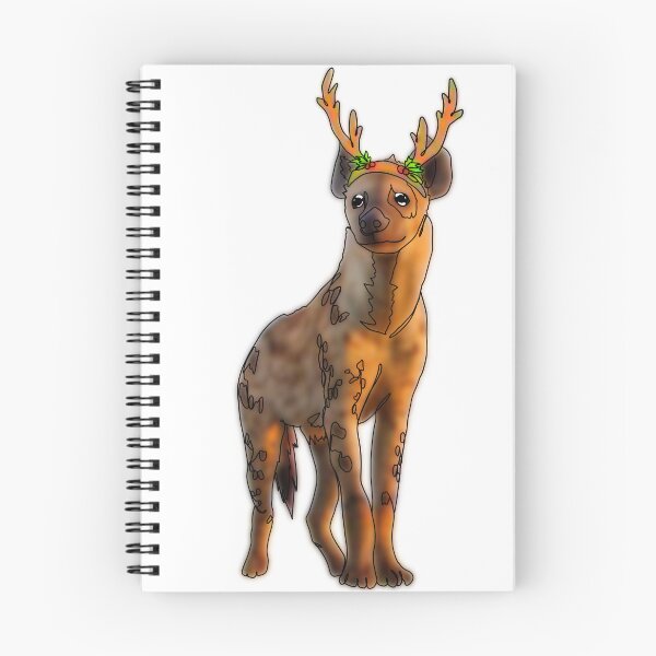 Item preview, Helen the Hyena in a antler Hat  - animalzinhats designed and sold by Ashley’sAnimalz.