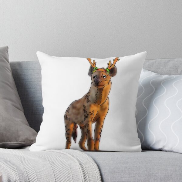 Item preview, Helen the Hyena in a antler Hat  - animalzinhats designed and sold by Ashley’sAnimalz.