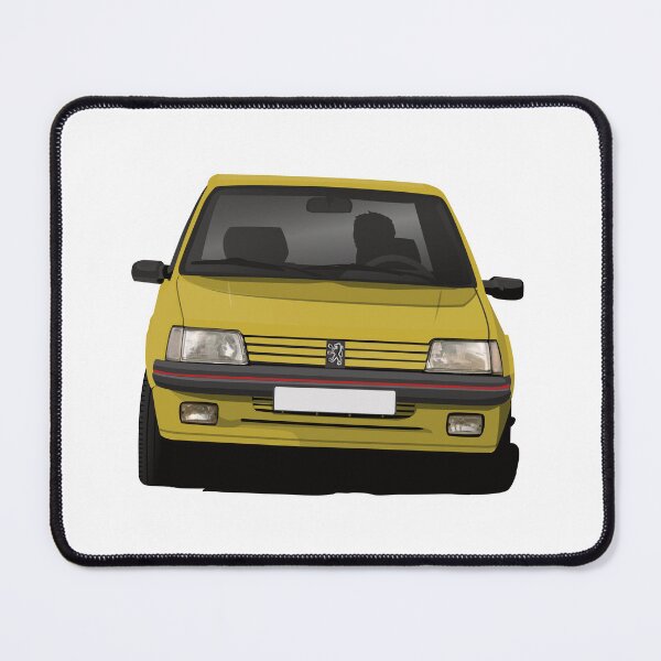 Item preview, PUG 205 Hot Hatch in Yellow designed and sold by knappidesign.