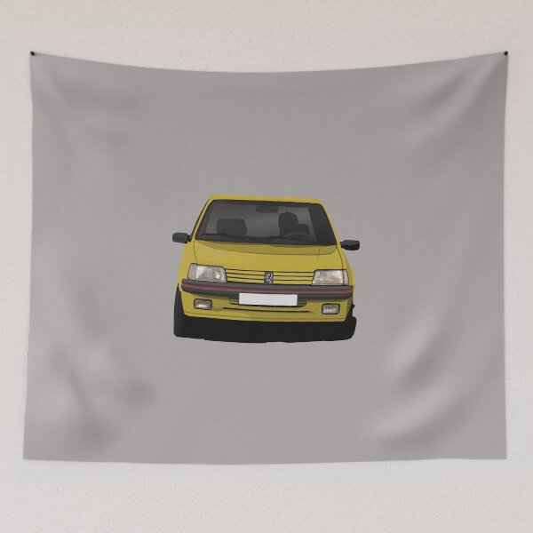 Item preview, PUG 205 Hot Hatch in Yellow designed and sold by knappidesign.