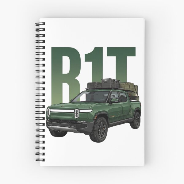 Item preview, Rivian R1T Electric Overland Pickup Forest Green EV 4x4 Truck Art designed and sold by Motorline44.