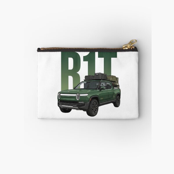 Item preview, Rivian R1T Electric Overland Pickup Forest Green EV 4x4 Truck Art designed and sold by Motorline44.