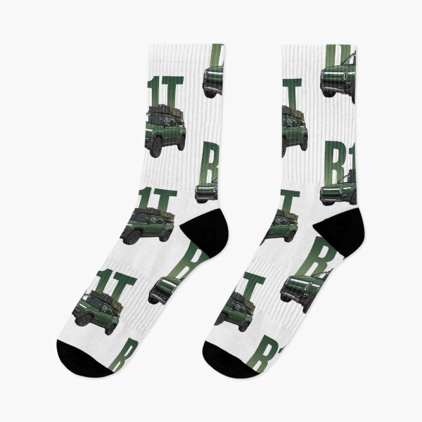Item preview, Rivian R1T Electric Overland Pickup Forest Green EV 4x4 Truck Art designed and sold by Motorline44.