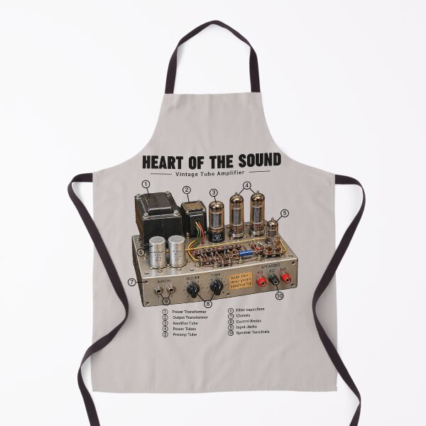 Item preview, Heart of the Sound Vintage Tube Amplifier Diagram designed and sold by BASS-CULTURE.