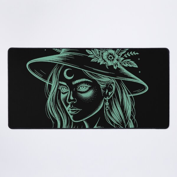 Item preview, Stoner Witch Aesthetic: Weed Goddess & Magic Hat Line Art ?✨ designed and sold by trixxcreative.