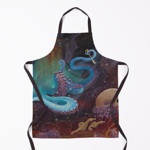 Item preview, Finders Keepers - Octopus with Treasure designed and sold by EvaCreature.