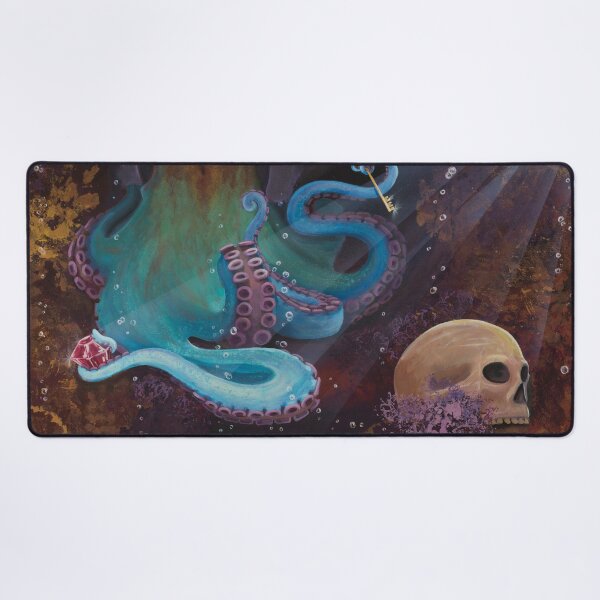 Item preview, Finders Keepers - Octopus with Treasure designed and sold by EvaCreature.
