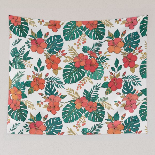 Item preview, 1 Botanical Art Colorful Doodle Design Aesthetic Pattern designed and sold by ART ATTACK ZONE.