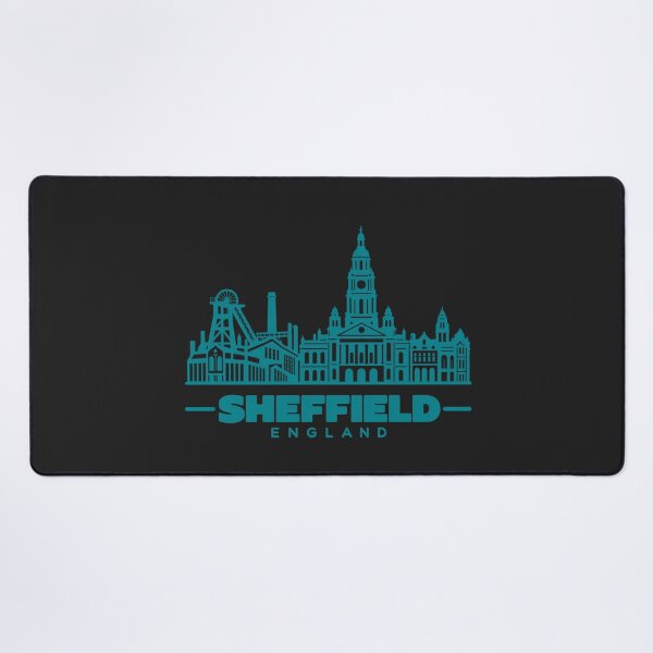 Item preview, Sheffield South Yorkshire England Line Art Landmark Poster designed and sold by CMYKStudio.