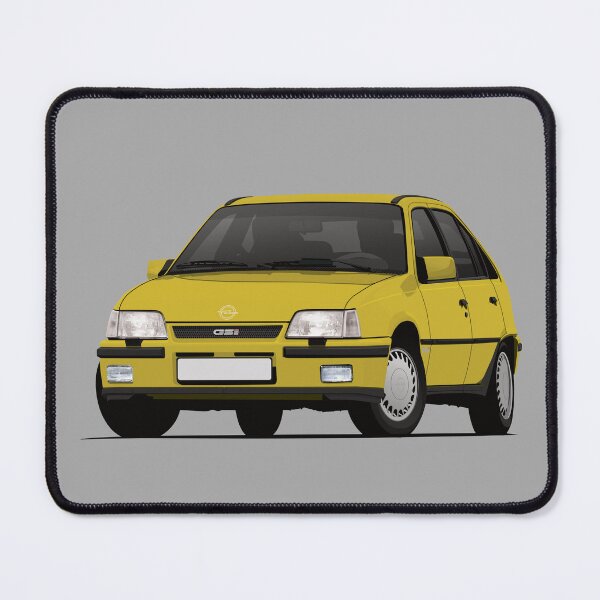 Item preview, Yellow Kadett E GSi Hot Hatch designed and sold by knappidesign.