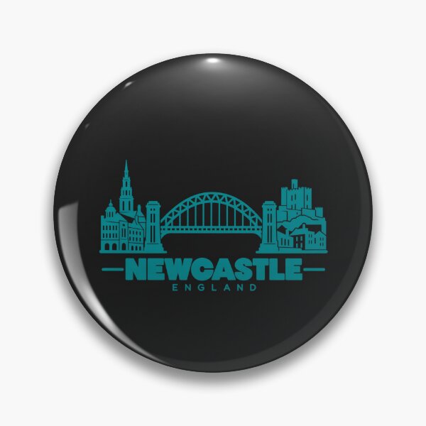 Item preview, Newcastle Tyne and Wear England Line Art Skyline Poster designed and sold by CMYKStudio.