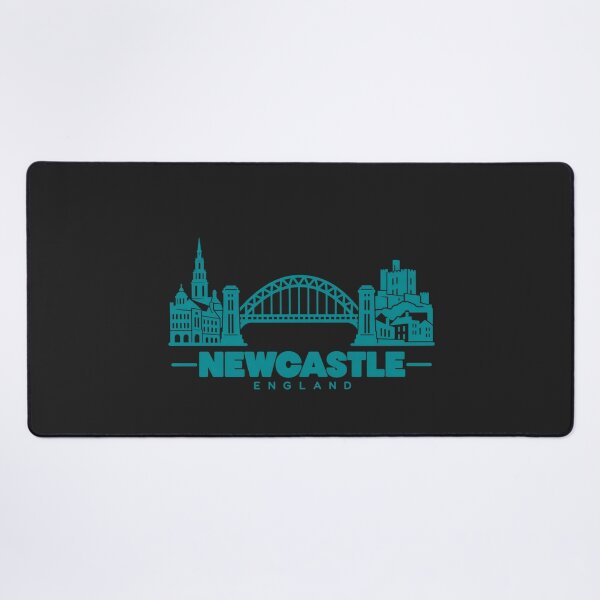 Item preview, Newcastle Tyne and Wear England Line Art Skyline Poster designed and sold by CMYKStudio.