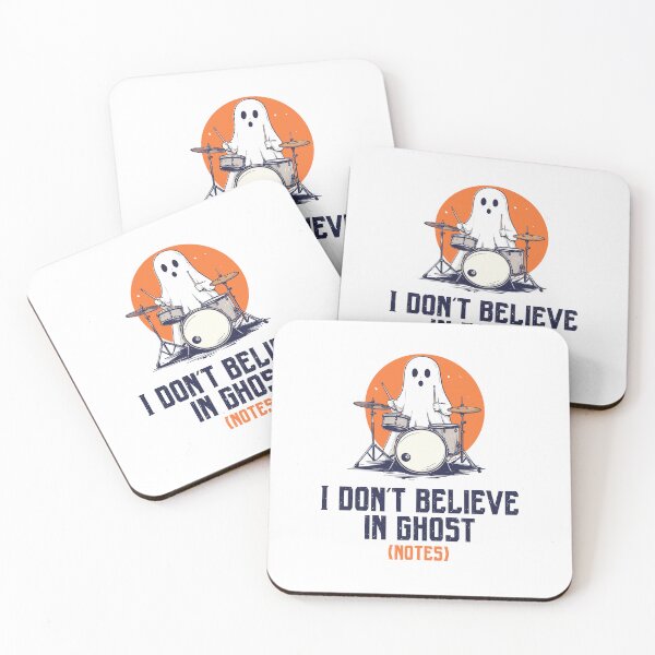 Item preview, A Ghost playing the drums - I don't believe in ghost (notes) designed and sold by I-dsgn.