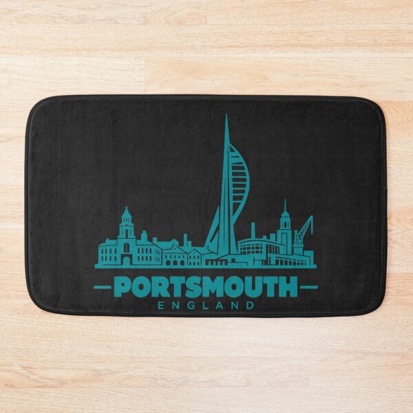 Item preview, Portsmouth Hampshire England Line Art Coastline Poster designed and sold by CMYKStudio.