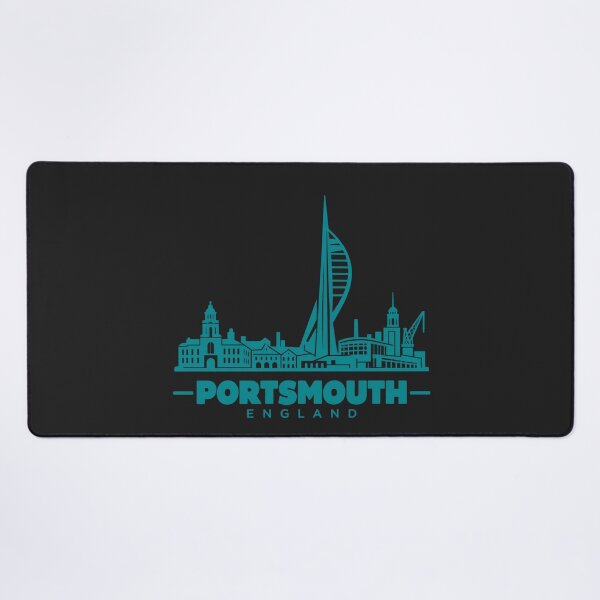 Item preview, Portsmouth Hampshire England Line Art Coastline Poster designed and sold by CMYKStudio.