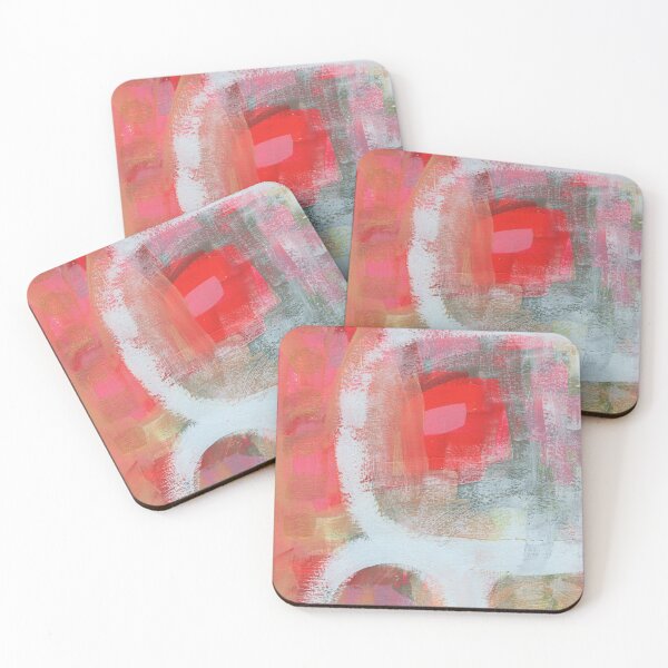 Item preview, Pink Blue Green Expressive Abstract Painting   designed and sold by NathalieLeRiche.
