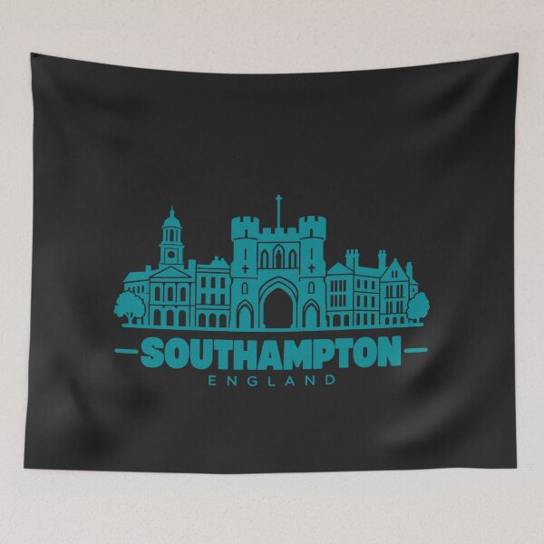 Item preview, Southampton Hampshire England Line Art Coastline Poster designed and sold by CMYKStudio.