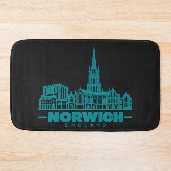 Item preview, Norwich Norfolk England Line Art Landmark Poster designed and sold by CMYKStudio.